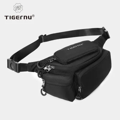 Tigernu 81119 waterproof beltbag for men lightweight waist bag stylish fashion cross shoulder bag school bag