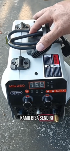 REAIM Mesin las 450 watt promo Mesin Las Inverter MIG-250/TIG/MMA Mesin trafo las/Welding machine