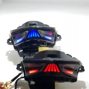 Stoplamp Lampu Stop Aerox Old Running Lampu Belakang Aerox Old 3 in 1 Transformers Running