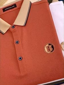 Mens polo shirt summer lapel business high-end large size short-sleeved t-shirt Korean version of the trend of high-quality handsome mens clothing