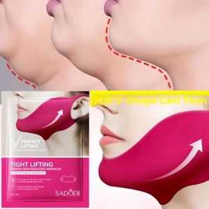 Mặt Nạ Nâng Cơ Mặt Chữ V Làm Thon Gọn Giảm Mỡ Nọng Cằm Săn Chắc Cơ Hàm Chống Lão Hóa Dạng Gel