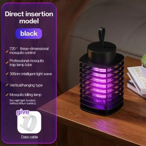 5V Mosquito Killer Lamp Bedroom Silent Electric Mosquito Swatter Portable Outdoor Mosquito Repeller Insect Fly Trap Bug Zapper