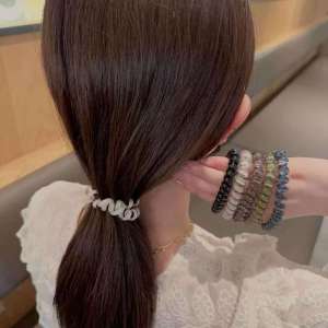 Sweet Girl Large Jelly Phone Hair Tie Korean Style Sweet And Simple Design New Ins Girl Fresh Fashion Simple And Cute