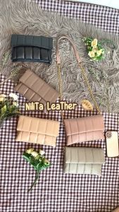 AGS Tas selempang wanita NILITA SLING BAG PREMIUM - Tas slempang cewek terbaru 2023 - Tas bahu wanita kekinian - Sling bag wanita - Tas kerja - Tas kondangan - Tas murah