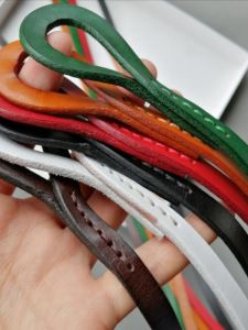 High Quality D Home Shoe Library Best Selling Versatile No Buckle Top Layer Cowhide Belt Knot Thin Belt Whole Piece Good Leather