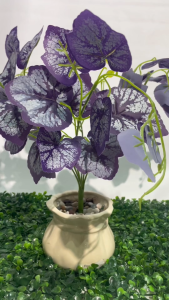 Tanaman Hias Palsu Tanpa Pot DAUN KELADI MONSTERA Plastik Bunga Artificial Dekorasi