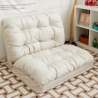KIMDELIN Foldable Sofa Multifunctional Lazy Sofa Bedroom Tatami Sofa Bed Backrest Home Sofa
