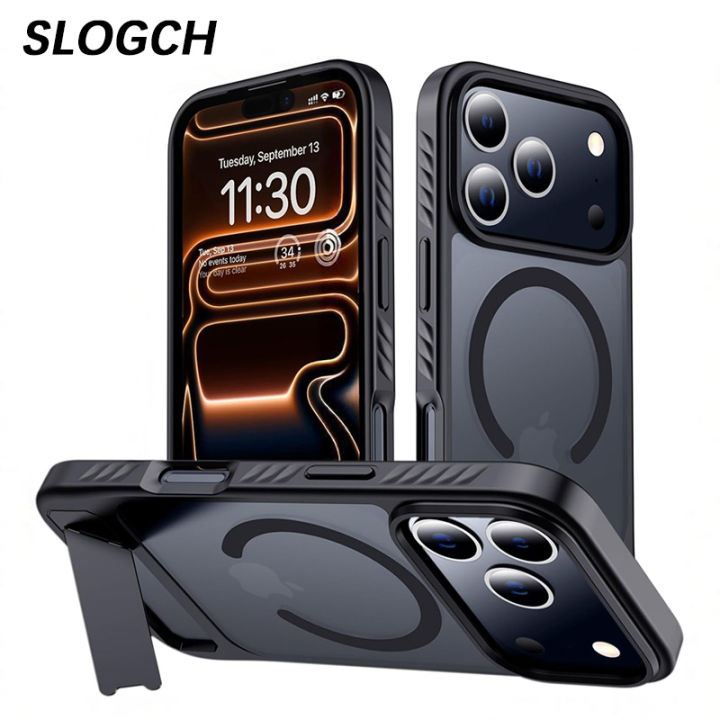 Invisible%20Stand%20Magnetic%20Phone%20Case%20For%20iPhone%2017%2016%2015%2014%2013%2012%20Pro%20Max%20For%20MagSafe%20Translucent%20Hard%20Back%20Cover%20with%20Stand%20For%20iPhone%2017%20Air%2016e%2015%2014%20Plus%20Matte%20Non-slip%20Military%20Shockproof%20Protection%20Casing%20-%20Image%202