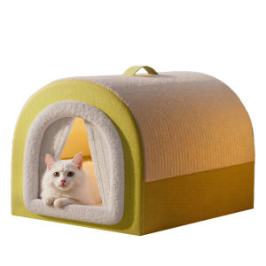 HELLOLEIBOO | All-Season Insulated Cat Bed Large