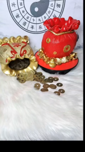 túi kim bảo phong thủy – Bột đá composite – Trang trí hút tài lộc chiêu vượng may mắn