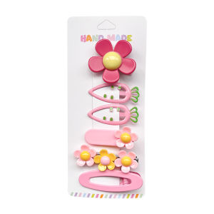 Colorful childrens edge clip baby girl hair clip princess hair clip set Korean girl headwear bangs clip
