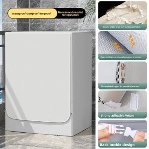 MONLEYTA | Universal Automatic 10kg Drum Washing Machine Cover Waterproof Sun Protection Dustproof Cloth For Haier Little Swan Panasonic