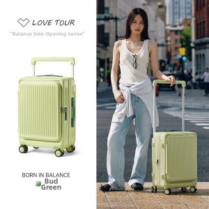lovetour | Large Capacity Front Open Luggage Women 26inch