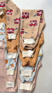 Tin & Tiny Finds | Printed Cozy Pajama Set for Kids 6mos to 9yo