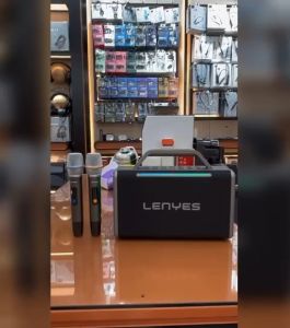 LOS - Speaker LENYES S835 200W Outdoor KTV Wireless Speaker + Microphone Karaoke Bluetooth 5.0 Heavy Bass TWS