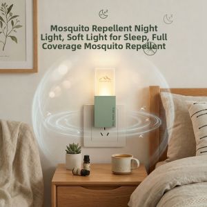 Jiaxun | Physical Ultrasonic Mosquito Repeller Night Light USB