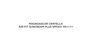 SKIN1004 Madagascar Centella Air-Fit Suncream Plus SPF 50+ PA++++ 50ml