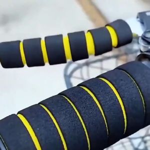 4Pcs Motorcycle Bike Sponge Grip Cover Handlebar Anti-slip Racing Bicycle MTB Folding Bike Bicycle Handle Bar Foam