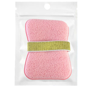 Elastic Soap Holder w/ Loofah – Non-Slip Shower Organizer Pink & Yellow Adjustable for Tub/Shower Fits Soap Hygienic Storage