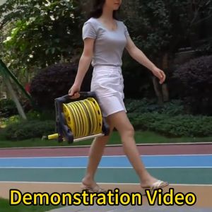 Hose Reel set Water Pipe Roll Storage Rack Garden Hose Holder shower hose shower head10M 15M 20M 30M