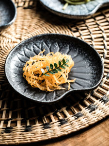 Retro Sushi Cold Dish Plate Japanese Style Dim Sum Plate Antler Plate Snack Plate Dessert Plate Commercially Used Dishwares