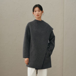 Yigue | Tassel Wool Blend Coat Women