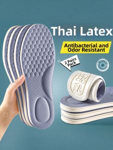 JVBV | Sweat Absorbing Odor Resistant Breathable Rubber Insoles