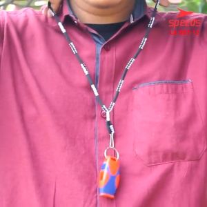 SPEEDS Peluit Wasit Pluit Treble Whistle 120db + Lanyard Tali Olahraga Periwitan Sporty Kecil 007-12