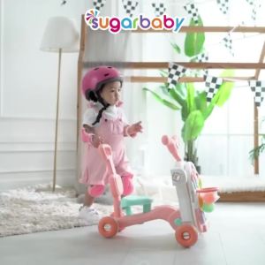 SGR13 SUGAR BABY 5in1 ACTIVITY WALKER RIDE-ON AND SCOOTER