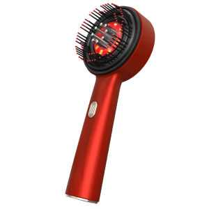 Electric Head Massage Comb Vibration Red Light Therapy Hair Growth Massage Scalp Brush Anti Hair Loss Liquid Oil Applicator