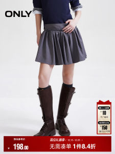 Only2025 Summer New Sweet Cool Design Short Puffy Skirt Womens Half-length Versatile Stylish Polyester Blend Thin A-line Skirt