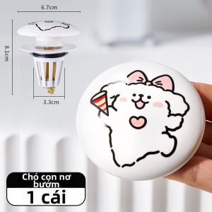 HUAZINIAO | Nút Chặn Chậu Nước Sáng Tạo Bật Lên