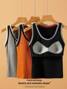 ZISU | Colorblock Stylish Padding Bra Tank Top