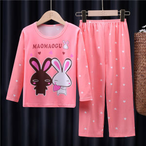 Bộ Đồ Ngủ Dài Tay Mỏng Cho Trẻ Em Mùa Xuân Thu Bộ Đồ Mặc Nhà Cho Bé Trai Và Bé Gái Melissabow Phong Cách Thường Ngày Thoải Mái Thoáng Khí