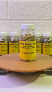 Obat Herbal Autoimun Paling Ampuh Penambah Imun Daya Tahan Tubuh Anak Dewasa Ruam Kulit Anti Virus Kusta Penyakit Auto Imun Lupus Bercak Kulit Kering Bersisik Aman Tanpa Efek Samping - Jamu Babah Kuya (KAPSUL)