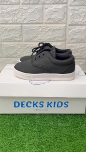 DECKS KIDS SEPATU ANAK LAKI LAKI DAN PEREMPUAN SLIP ON VOLGA HITAM SIZE 22 s/d 31