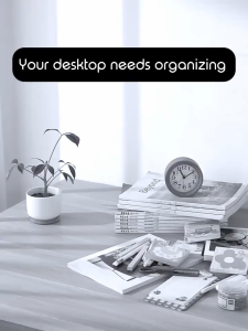 Stackable Desktop Organiser A4 Desk File Office Shelf for File Folder Document Book