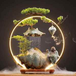 LIWAN | Lucky Water Fountain Home Decor