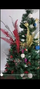 (5 pieces) 1 Christmas decoration Christmas gold powder ball bouquet Christmas tree decoration flower arrangement