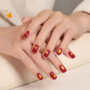 ยาทาเล็บเจลตาแมวสีทอง น้ำเงิน แดง ประกายแก้ว 1 ชิ้น ยี่ห้อ WS Winter Nails ช่วยให้เล็บขาวขึ้น ยอดนิยม คุณภาพสูง อุปกรณ์ทำเล็บ