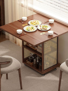 MU FENG ZHI NAN | Solid Wood Multifunctional Movable Side Table