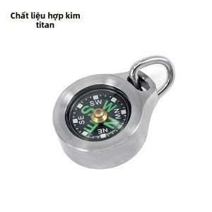 CooYoo | La bàn du lịch ban đêm bằng hợp kim Titan / Đồng thau