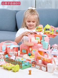 Đồ chơi Balo ngôi nhà búp bê Cao cấp BigSize Balo ngôi nhà búp bê phiên bản cao cấp có nhạc Biệt thự búp bê
