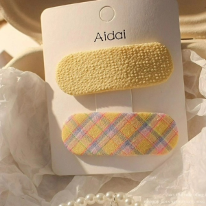 Cute Floral Hair Clip Childrens Hair Accessories Side Bangs BB Clip Forest System Style Fresh Floral Hairpins for Kids