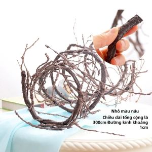 Cây Giả Mây Nhựa 3M Dây Leo Hoa Nhựa Dẻo Cành Cây Giả Treo Tường Trang Trí Đám Cưới Cảm Giác Như Thật