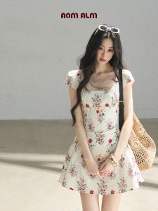 SHAOYEYAN | Chân Váy Organza In Hoa Pháp