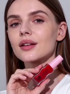 Wavy Bottle Lip GlazeShiny Glossy Finish with Moisturizing Plumping FormulaEasy Multi-Look and Waterproof Long Wear for Winter