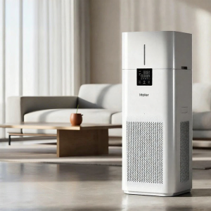 Haier | Multi-function Air Purifier with Humidifier for Removing Formaldehyde Odors Smoke Bacteria Allergens