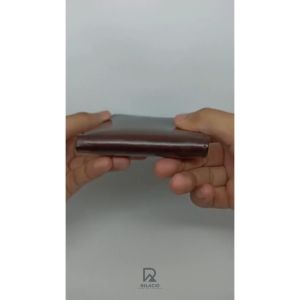 Dompet Pria Kulit Sapi Furing Slim Leather Wallet Premium