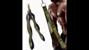 Triceps extension training rope with a comfortable grip suitable for long rope cable accessories